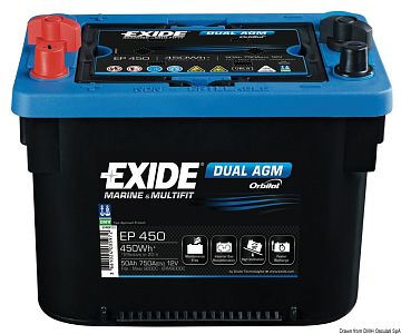 Аккумулятор EXIDE Maxxima с технологией AGM для бортовой сети и пуска мотора подруливающего устройства 50 Ач (арт. 12.406.03)