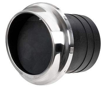 Выхлопной патрубок из технополимера и нержавеющей стали 125 мм (арт. 51.386.10)