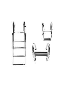 Трап телескопический из нержавеющей стали Vetus V-quipment 1600x380мм 4 ступеньки (арт. SLT4DA)