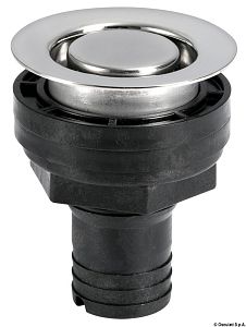 Шпигат прямой Ø26мм для кокпита корпус из ацетатного волокна с головкой из нержавеющей стали AISI316