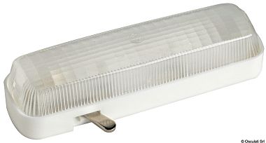 Накладной светильник Cobo 12/24 В, 10 Вт, 120x36x27 мм, белый корпус из поликарбоната с выключателем (арт. 13.523.01)