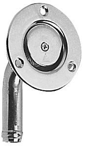 Вентиляционная головка топливного бака под шланг Ø16мм 50мм угловая 90° из нержавеющей стали