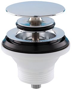 Слив прямой 45 мм с хромированной грибовидной пробкой (арт. 50.185.06)