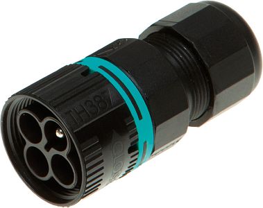 Techno TH387 Розетка / вилка настенного / панельного монтажа 2/3/4-контактная 17.5 А 500 B
