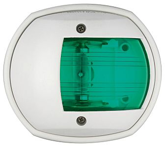 Бортовой огонь Sphera Design Classic 12 зелёный 112,5° 12 В 10 Вт 100 x 50 x 88 мм в белом корпусе