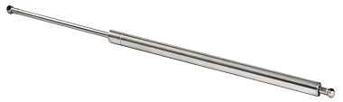 Газовая пружина из нержавеющей стали с терминалами под шаровой шарнир 536-922 мм 60 кг шар 10 мм