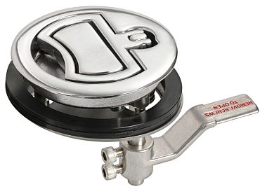 Ручка для щитов пайола и люков Ø90мм без замка AISI316 компрессионная (арт. 38.152.60)