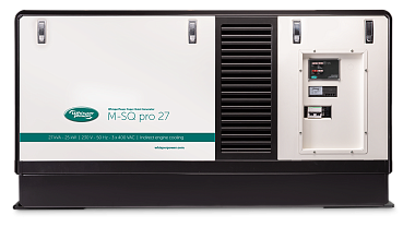 Дизельный генератор судовой Whisper Power M-SQ Pro 27, 27кВА/23кВт (230В/50Гц), однофазный, трехпроводной, мокрый выхлоп (арт. 41202005)