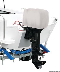 Чехол серый Oceansouth Top Quality 5-15 HP 2/4-тактных подвесных моторов (арт. 46.537.02)