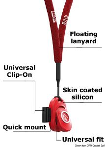xTAG 1 клипса + красный браслет (арт. 14.969.31)