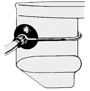 Устройство для промывки двигателя A VOLVO PENTA