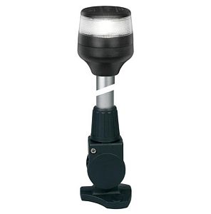 Круговой огонь Hella Marine NaviLED 360 Compact 12/24В 1Вт складной, черный корпус (арт. 2LT980 960-341)
