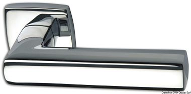 Ручка дверная из хромированной латуни Round 110 мм квадрат 8 мм