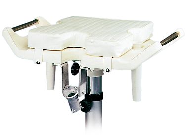 Сиденье рыболовное Adriatico из белого полиэтилена 740 x 410 мм