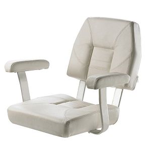 Кресло Vetus V-quipment Skipper 590x535x595мм белое (арт. CHCASW)