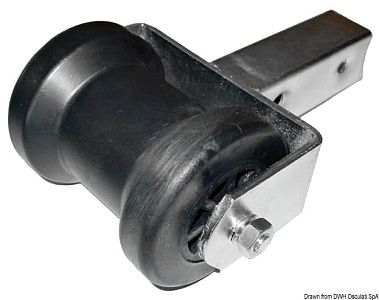 Фиксированный центральный ролик 30 х 30 мм