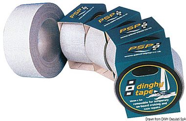 Сверхпрочный белый скотч PSP Marine Tapes Dinghy Tape 50 мм 5 м