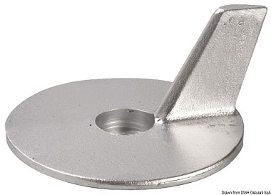 Алюминиевый триммер Honda 06412-ZV5-000/41107-ZV-5000 для моторов 25/50 л.с. Ø94 мм 105x60 мм (арт. 43.291.01)