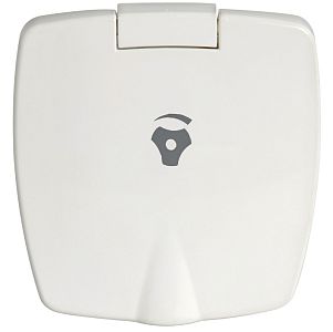 Смеситель из хромированной латуни с керамическим краном и нишей New Edge