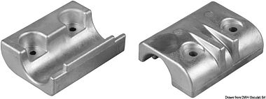 Цинковый анод Yamaha/Selva 63D-4525101 для четырехтактных подвесных моторов 40/50 л.с. 85x62x32 мм (арт. 43.264.00 / 63D-4525100)