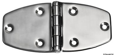 Петля усиленная точного литья из полированной нержавеющей стали 153x75x3.6 мм