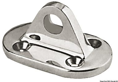 Основание для монтажа палубной линии безопасности 62 x 38 мм