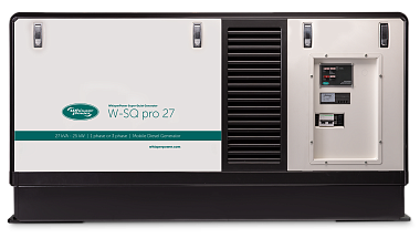 Дизельный генератор мобильный Whisper Power W-SQ Pro 27, 27кВА/25кВт (230-400В/50Гц) трехфазный (арт. 41201320)