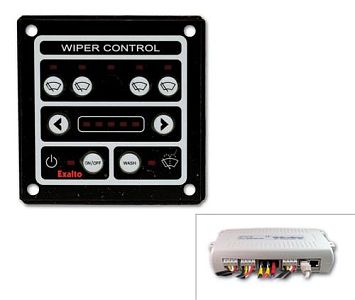 Панель управления для 2-х стеклоочистителей Exalto HD1 CT2N 12/24В (арт. 21021224)