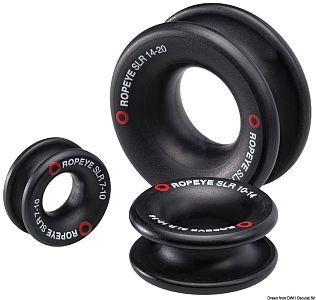 Кольцо низкого трения Ropeye SLR7-10 7x10x11мм Ø24мм 520/800кг из анодированного алюминия