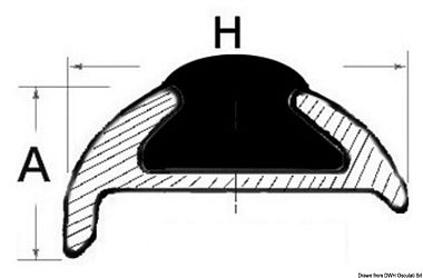 Анодированный алюминиевый профиль 25x7+5мм 6м (арт. 44.485.26)