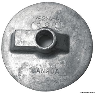 Алюминиевый триммер Mercury 762144 Bravo III Ø91x24 мм (арт. 43.423.20 / 762144)