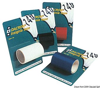 Лента самоклеящаяся PSP Dacron Insigna для починки парусов 75 мм x 1,5 м белая