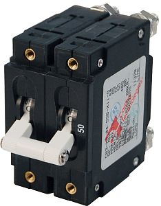 C-Серия - двухполюсный 50 A (рычажковый переключатель)(белый) (арт. 7251)