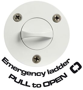 Врезной спасательный трап 1100 х 135 мм 3 ступеньки