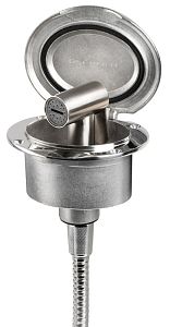 Палубный душ Elissa с лейкой Tiger и шлангом 2,5м из нержавеющей стали AISI316