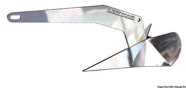 Якорь LEWMAR Delta Inox DTX из нержавеющей стали 695 x 310 мм 10 кг