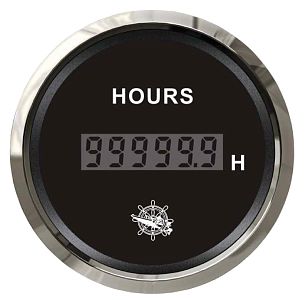 Цифровой счетчик моточасов черный/глянцевый (арт. 27.321.36)