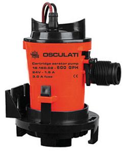 Центробежный компрессор Europump для аэрирования емкостей с уловом 12 В, 38 л/мин, 3 A, погружной (арт. 16.160.01)