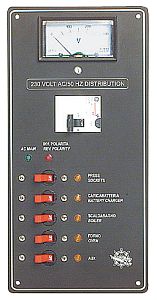 Электрический щиток с 5 выключателями для сети переменного тока 230В 25А 140x285мм
