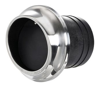 Выхлопной патрубок из технополимера и нержавеющей стали 100 мм (арт. 51.386.08)