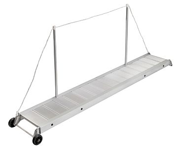 Трап-сходня фиксированный с усиленными опорами 2100x360 мм, 14 кг, из алюминия (арт. 42.659.00)