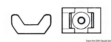 Площадки для крепления хомутов 15 x 22 x 11 мм (100 шт)