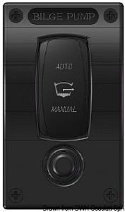 Дополнительный модуль - переключатель режима трюмной помпы - ручной / автоматический 60 x 100 мм для