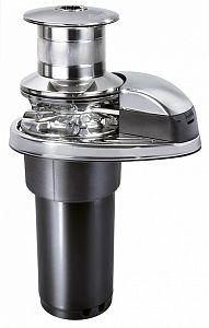 Якорная лебедка Quick DP2E, 12В, 800Вт, с барабаном, для цепи 6мм 