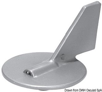 Цинковый триммер Yamaha 6J9-45371-00 для двух- и четырехтактных моторов 150/225 л.с Ø100 мм (арт. 43.252.80 / 6J9-45371-00)