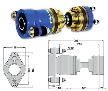ШРУС Python Drive P60-K комплект для вала 30/40мм (арт. P60-K)
