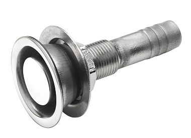 Вентиляционный ниппель Vetus V-quipment для шланга Ø16мм, прямой, плоский (арт. ST05S)