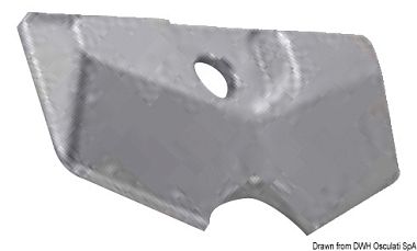 Цинковый анод Yamaha/ Selva 6L5-4525103/68D-G5251-00 для четырехтактных моторов до 4 л.с. 60x34x8,5 мм (арт. 43.259.03)