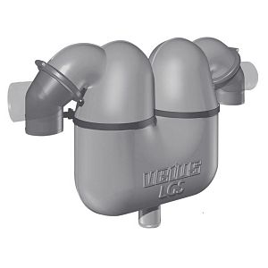 Сепаратор выхлопных газов Vetus Ø75мм вращ. патрубки, слив Ø50мм (арт. LGS7550)