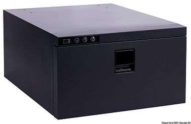 Холодильник Isotherm черный с выдвижным ящиком DR30 inox 12/24 В 260x440x700мм